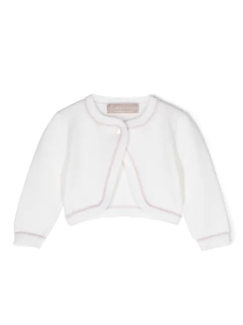 La Stupenderia contrasting-trim knitted cardigan