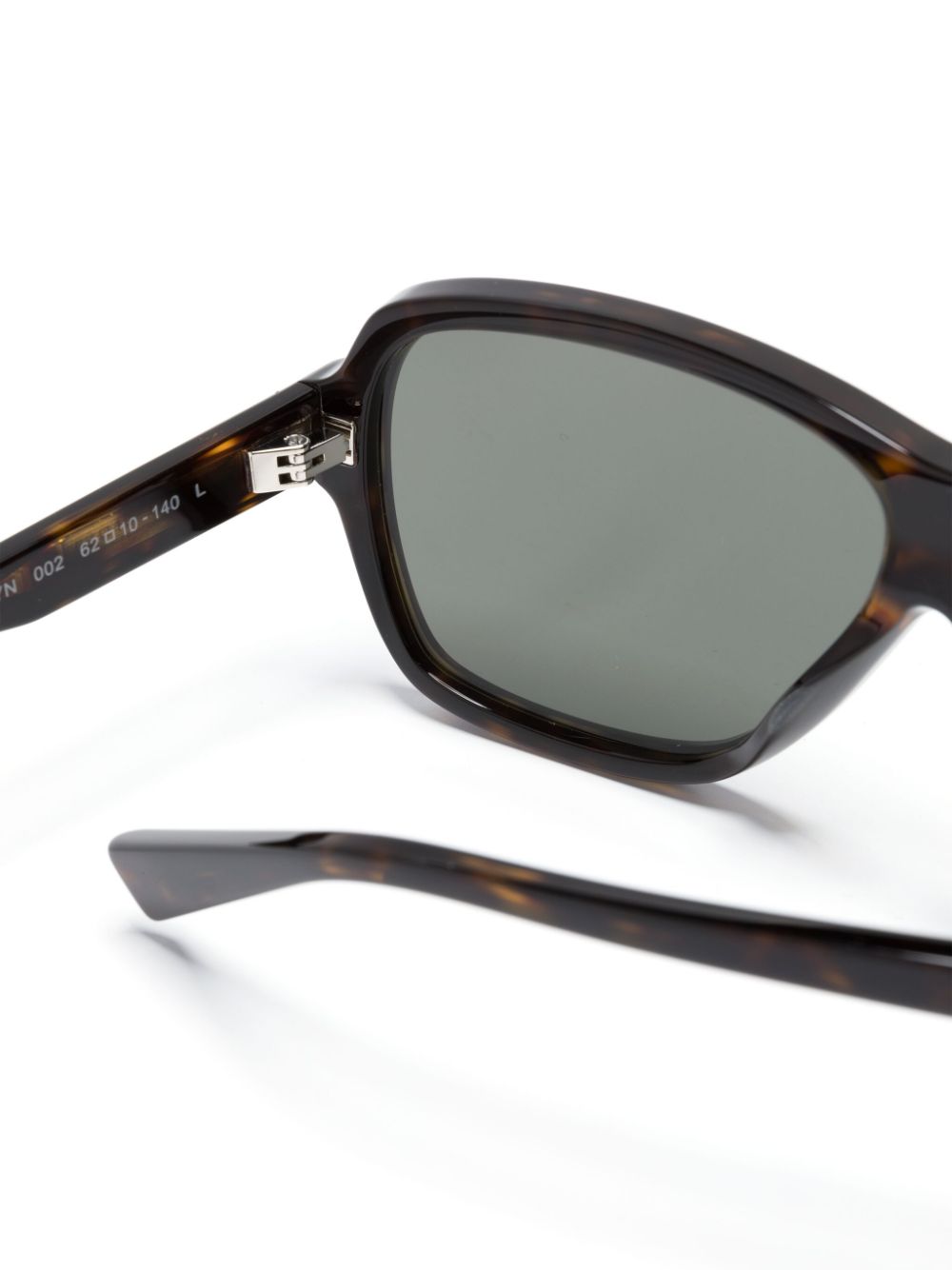 Saint Laurent Eyewear Carolyn zonnebril met oversized montuur Grijs