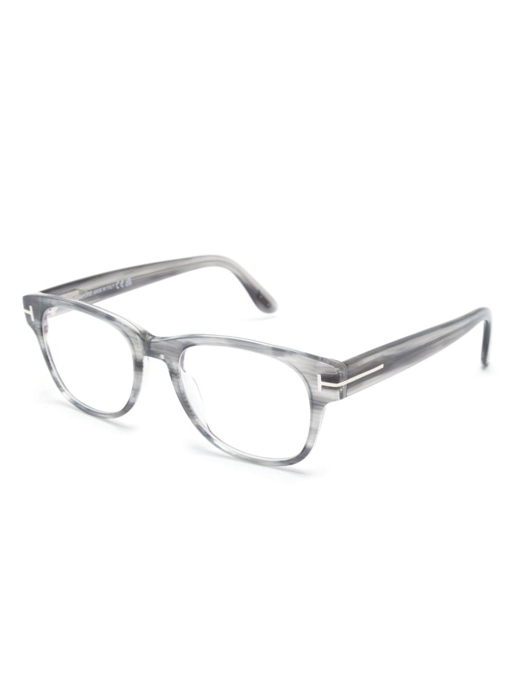 TOM FORD Eyewear FT5898B zonnebril met vierkant montuur Grijs
