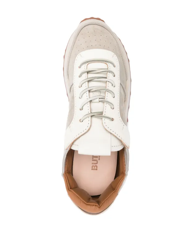 BUTTERO スエード グレー レースアップシューズ