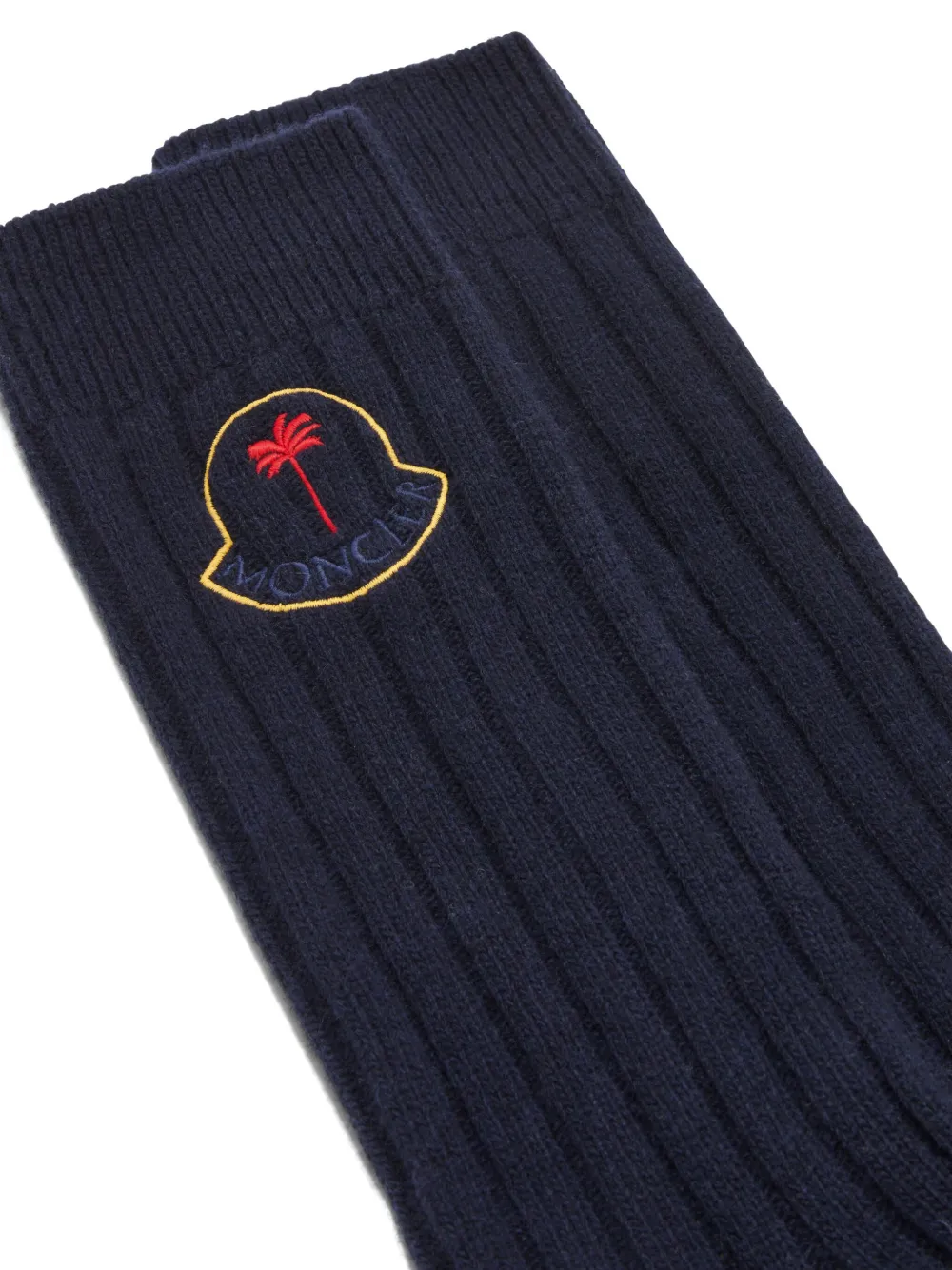 X Moncler Logo-Embroidered Socks