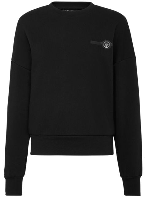 Plein Sport cropped round-neck sweatshirt