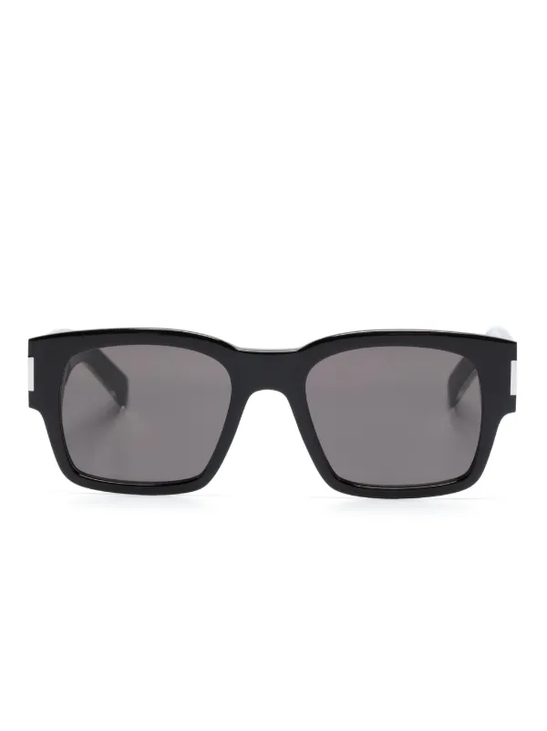 【Saint Laurent】 ブラック スクエアフレーム サングラス Saint Laurent Eyewear スクエアフレーム サングラス | ブラック