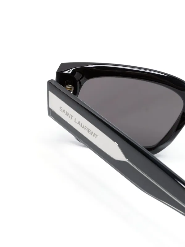 【Saint Laurent】 ブラック スクエアフレーム サングラス Saint Laurent Eyewear スクエアフレーム サングラス | ブラック