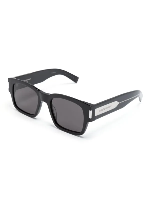 【Saint Laurent】 ブラック スクエアフレーム サングラス Saint Laurent Eyewear スクエアフレーム サングラス | ブラック