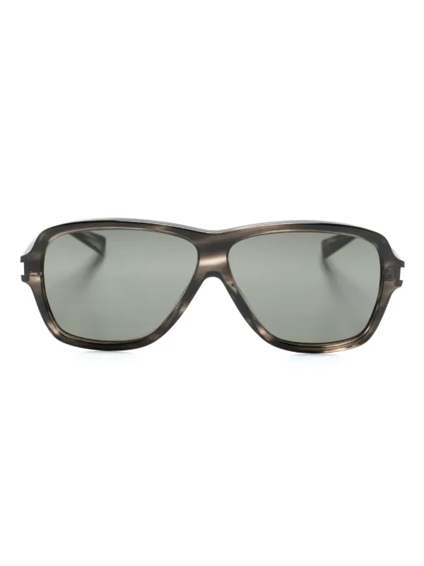 Saint Laurent Eyewear Carolyn オーバーサイズ サングラス | グレー 