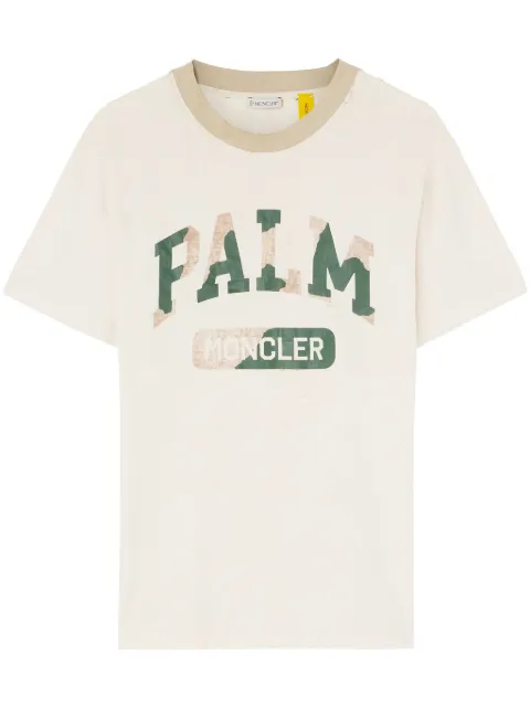 Palm Angels x Moncler playera con logo estampado de Palm Angels x Moncler