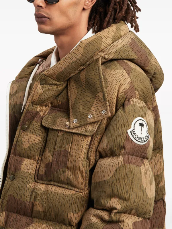 Palm Angels x Moncler x Moncler camouflage-print Long Parka Coat