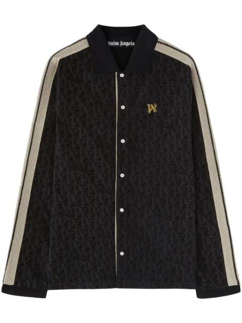 Palm Angels dragon-monogram track shirt