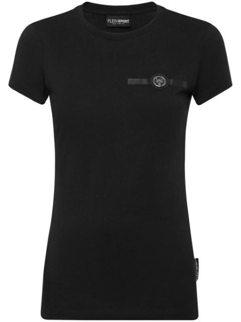 Plein Sport logo-patch cotton T-shirt