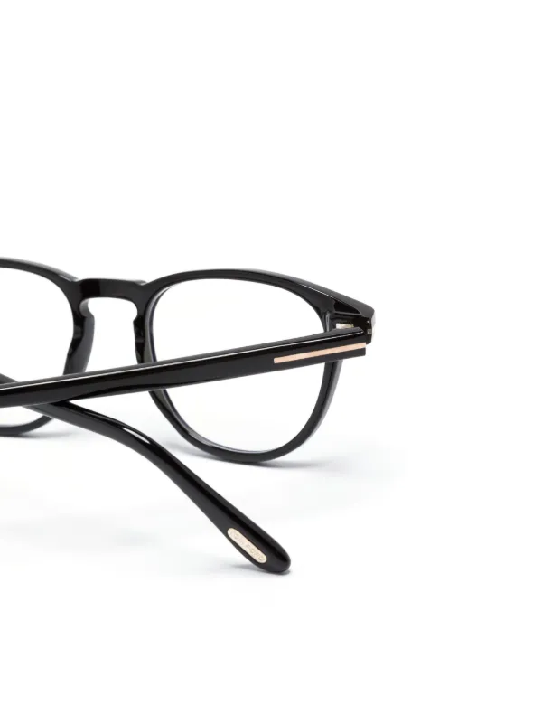 TOM FORD Eyewear スクエア眼鏡フレーム | ブラック | FARFETCH JP