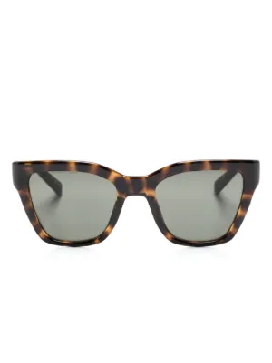 Saint Laurent Eyewear SL 674 square-frame Sunglasses | Brown