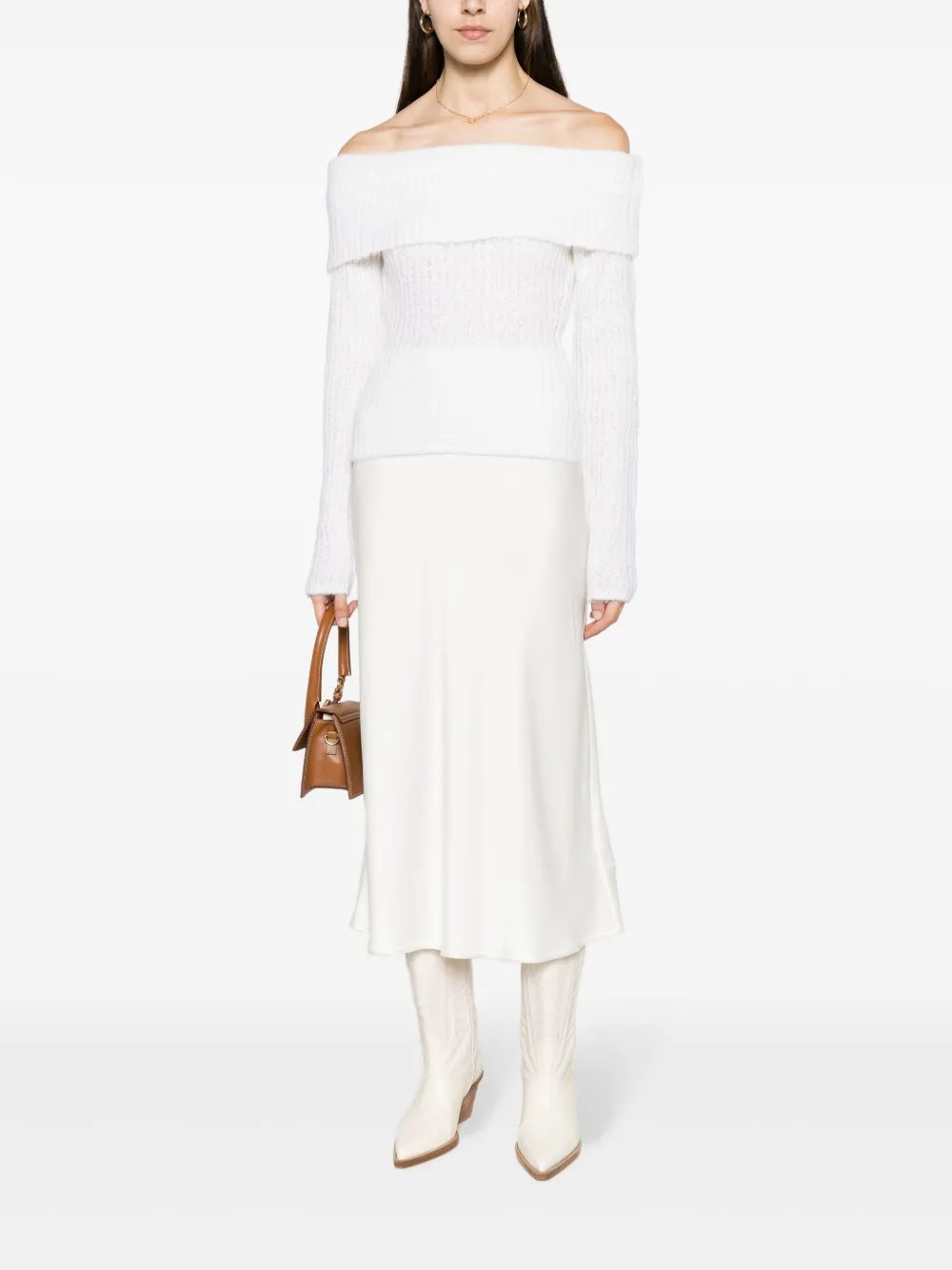 Reformation Off-shoulder top - Wit