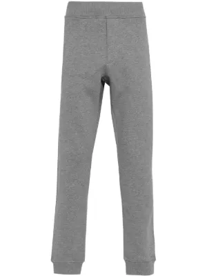 Armani Exchange Logo Embroidered Track Pants | Grey | FARFETCH