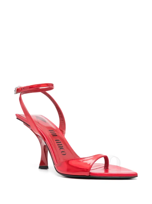 サンダル・ミュール The Attico Sandals THE ATTICO PIPER 85MM SANDAL TURQUOISE NEW SEASON PARLOUR X