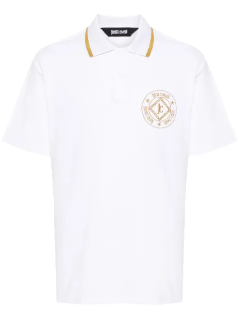 Just Cavalli playera tipo polo con logo bordado