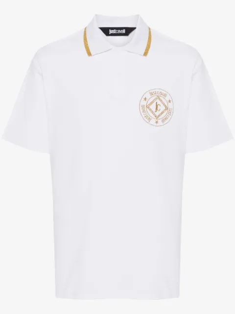 Just Cavalli playera tipo polo con logo bordado