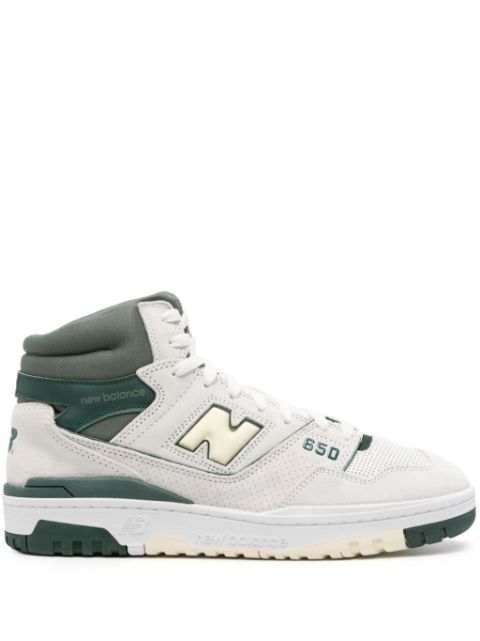 New Balance 650 high-top leather sneakers