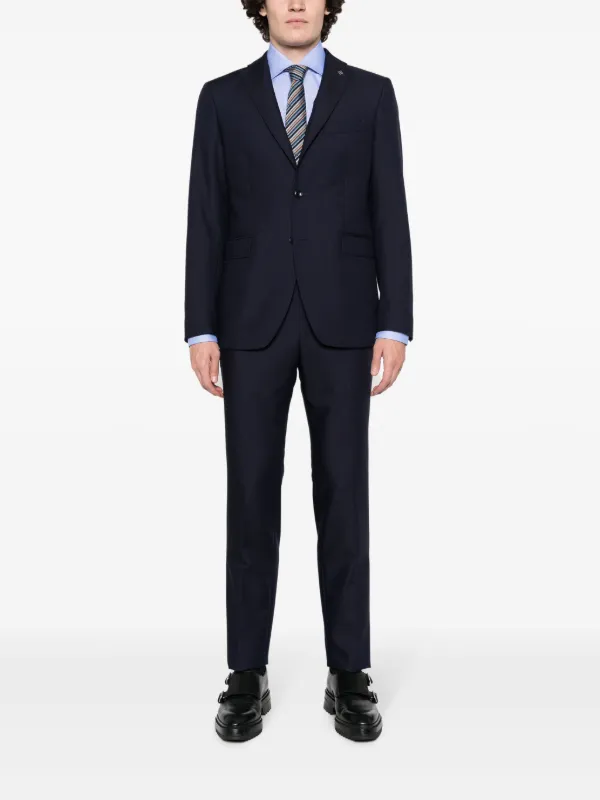 【予約】 Tagliatore シングルジャケット JP FARFETCH | ブルー | スーツ
