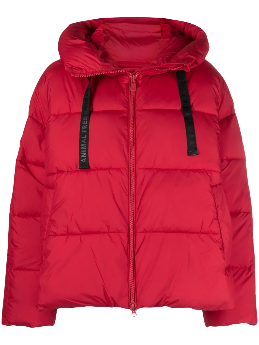 Save The Duck Jack met capuchon Rood