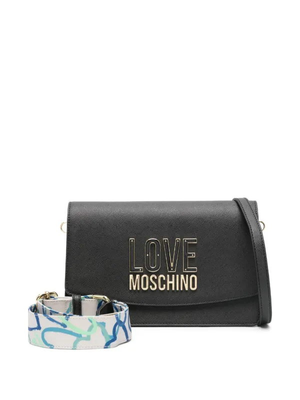 Love moschino discount black clutch bag