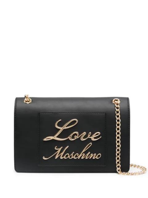 Love Moschino logo-lettering shoulder bag WOMEN