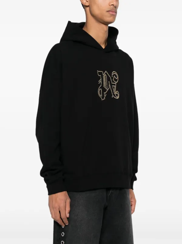 【Palm Angels】PA モノグラム ロゴ パーカー Palm Angels モノグラム パーカー | ブラック | FARFETCH JP