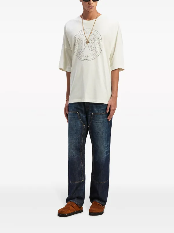 Palm Angels Milano Tシャツ | ホワイト | FARFETCH JP