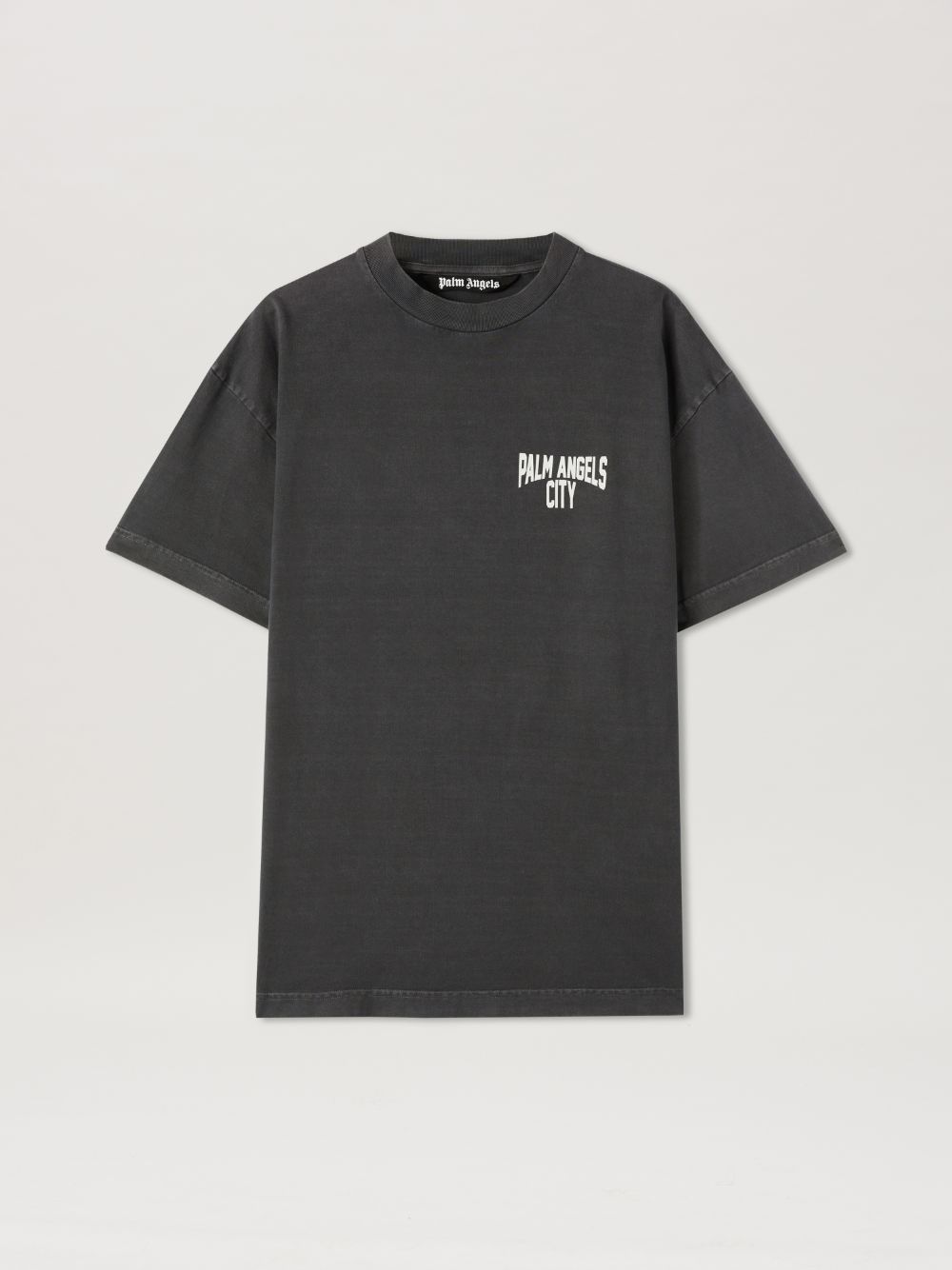 Palm Angels Pa City Washed T-shirt In Grey