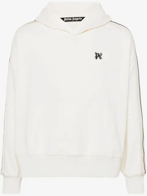 Palm Angels hoodie con monograma bordado