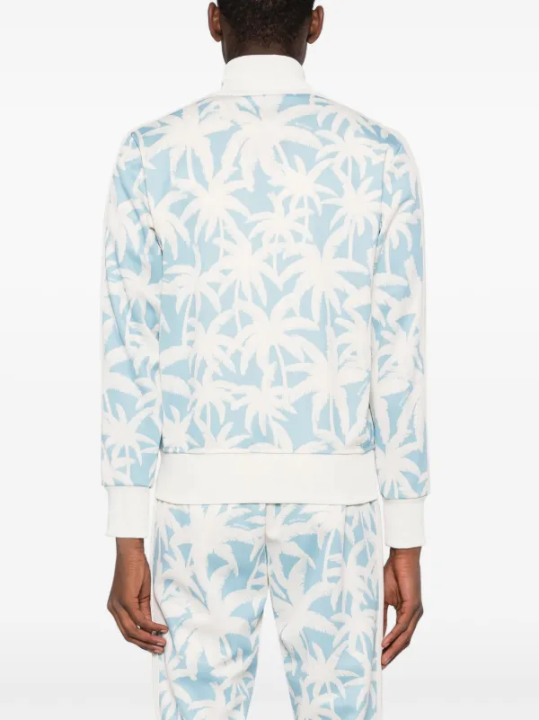 Palm Angels Palms zip-up Track Jacket | Blue | FARFETCH