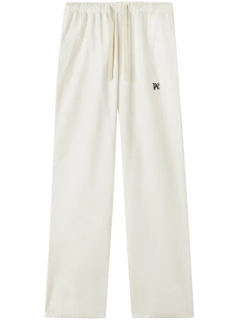 Palm Angels drawstring cotton trousers