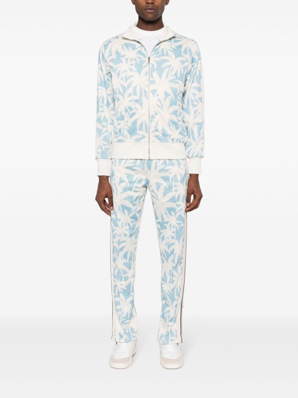 Shop Palm Angels Palms Track Pants In Blue