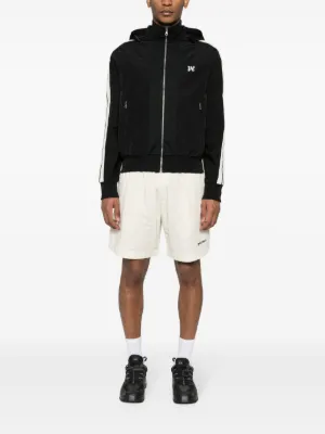 Chaqueta Deportiva Palm Angels Classic - Gris Oscuro Con Blancos Hombre