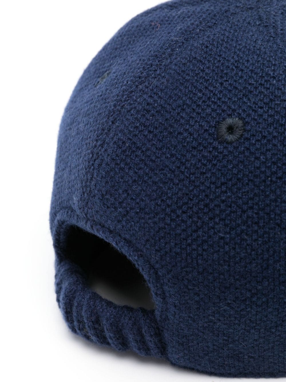 Shop Kiton Knitted Cashmere Cap In Blue