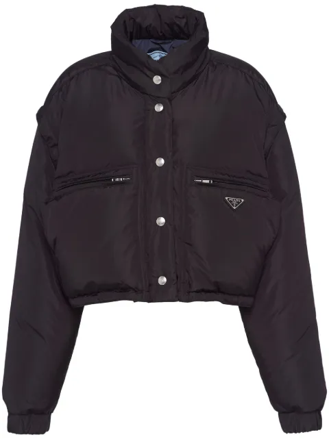 Prada Re-Nylon cropped down jacket
