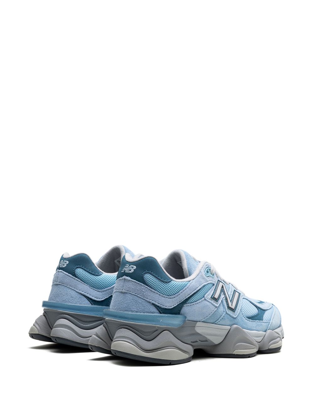 Shop New Balance 9060 "chrome Blue" Sneakers In Blau