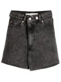 OUR LEGACY Cover denim miniskirt - Grey