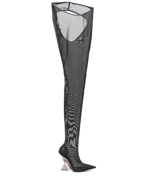 ロングブーツ THE ATTICO BOOTS THE ATTICO Sienna leather knee boots | NET-A-PORTER