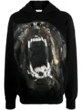1989 STUDIO graphic-print cotton hoodie - Black