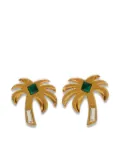 Palm Angels Palm gem-embellished earrings - Gold