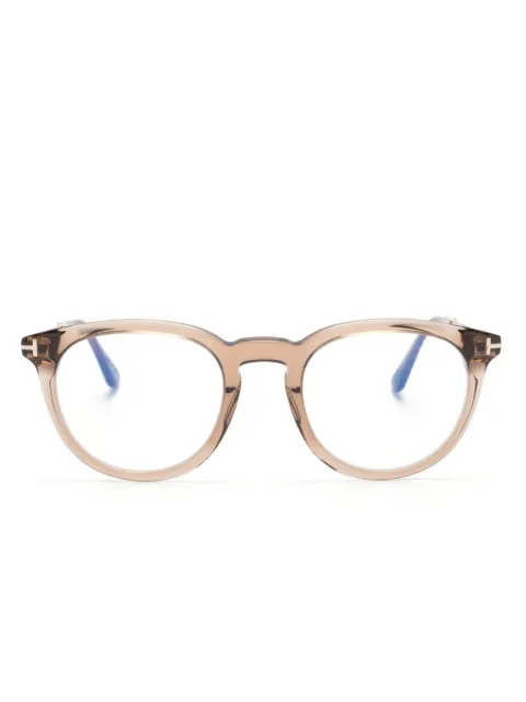 TOM FORD Eyewear translucent pantos-frame glasses