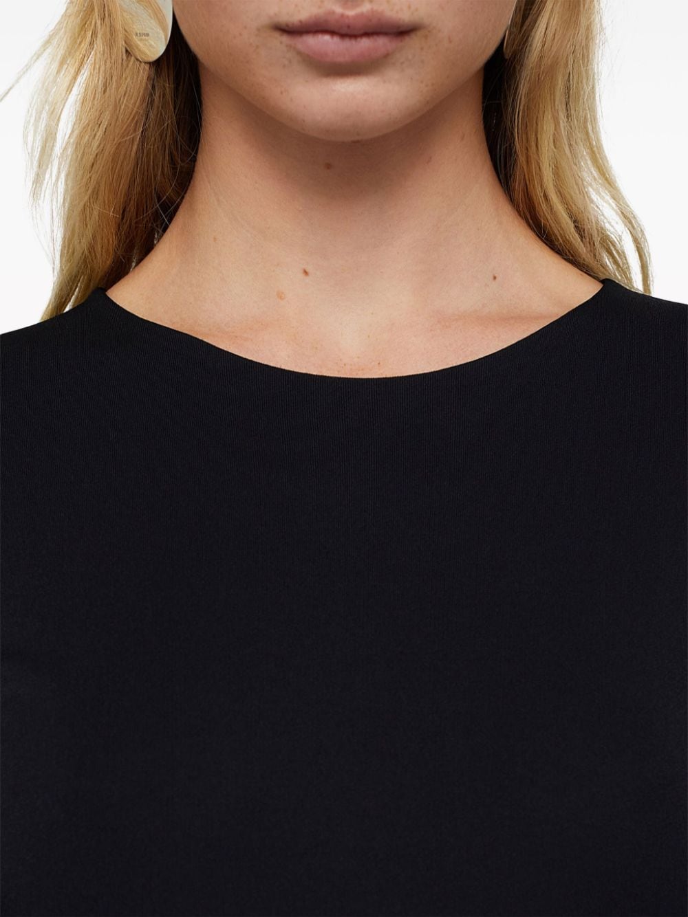 Shop Jil Sander Long-sleeve Jersey T-shirt In 001 Black