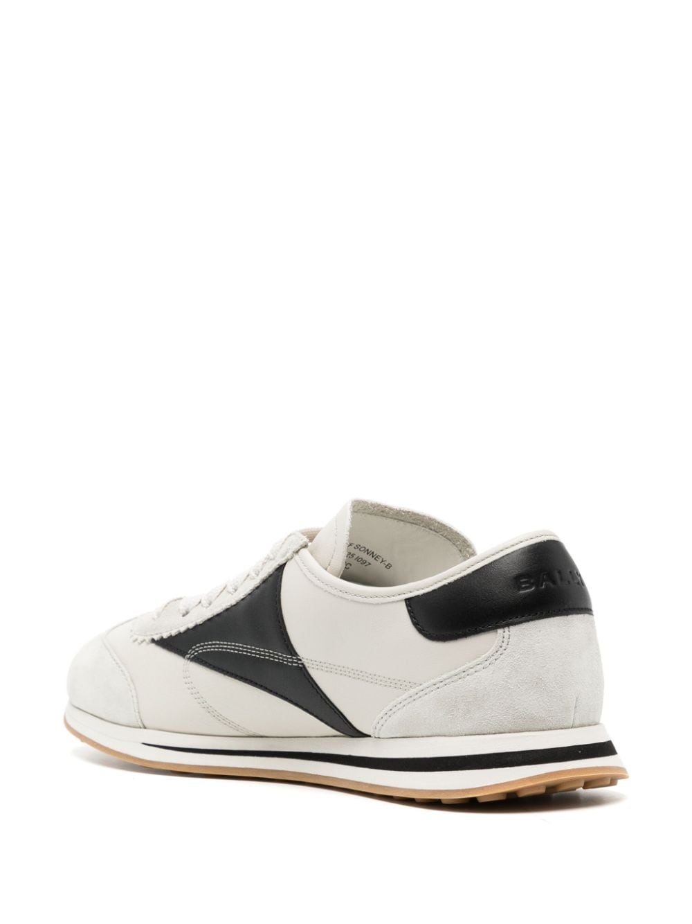 Shop Bally Low-top Leather Sneakers In Neutrals