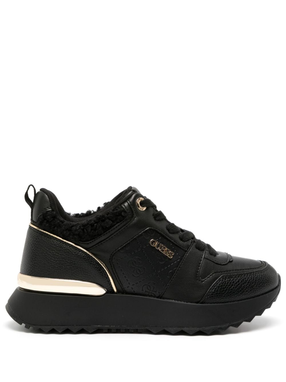 Guess Usa Kaddy2 Hardware-detail Trainers In Black