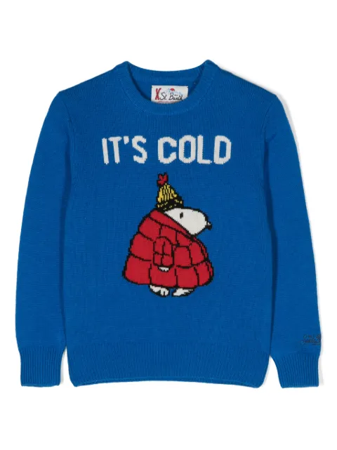 MC2 Saint Barth Kids Suéter com intarsia Snoopy
