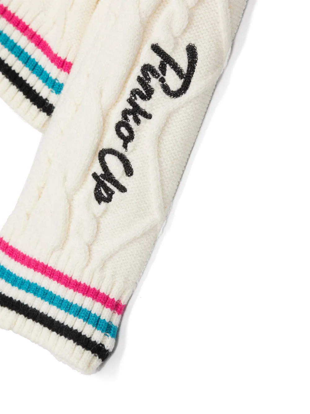 Pinko Kids Trui met geborduurd logo Beige