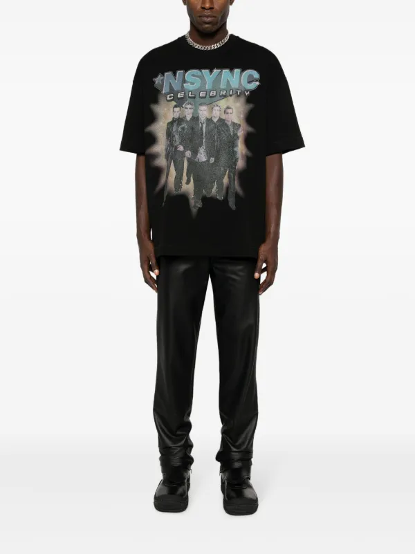 1989 STUDIO graphic-print Cotton T-shirt | Black | FARFETCH JO