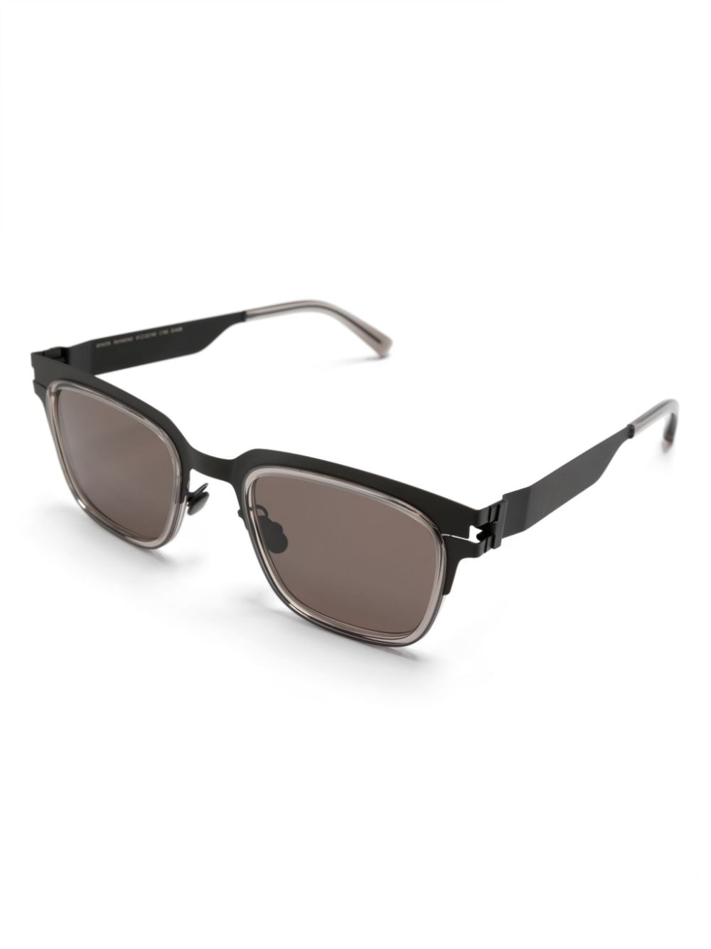 Shop Mykita 793 Square-frame Sunglasses In Black