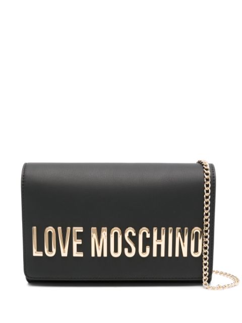 Love Moschino logo-plaque crossbody bag Women